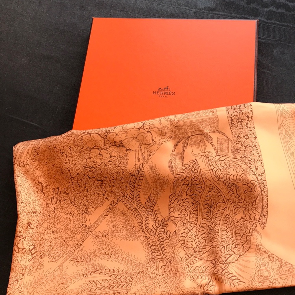 Hermès silk scarf
